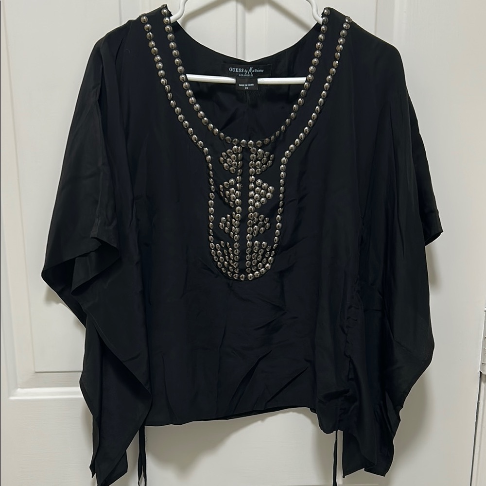 Guess by Marciano Black Blouse Top